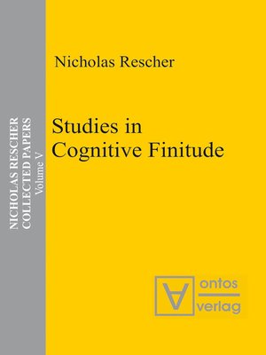 cover image of Studies in Cognitive Finitude